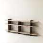 Hanah Home Flusso - Travertino, Walnut